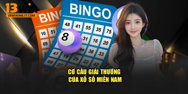 Cơ cấu giải thưởng của xổ số miền Nam