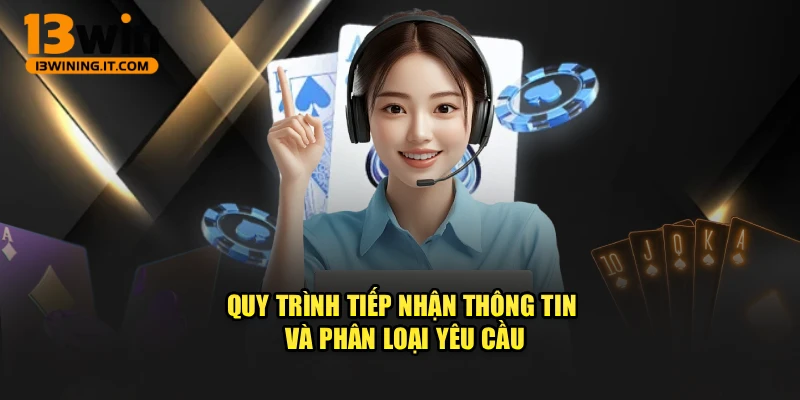 Quy trình tiếp nhận thông tin và phân loại yêu cầu